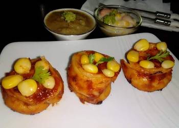 Fast Cooking Methods Creamy tandoori momos with hot broccoli sauce Delicious and Healthy