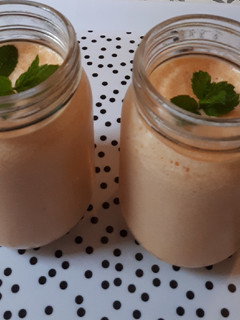 Una foto de Batido de melocotón