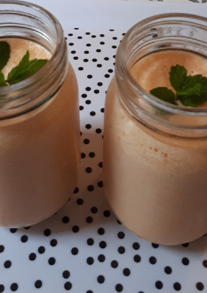 Una foto de Batido de melocotón