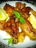 Oven Grilled Chicken Wings With Potato In Awesome Sauce😜👍🎄