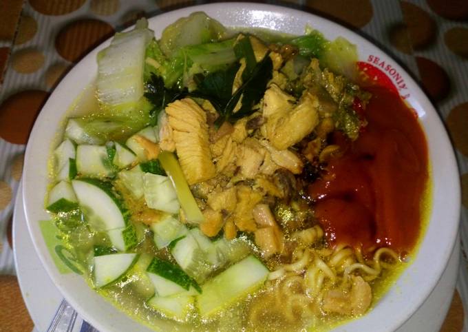 Mie ayam rumahan super mudah (rasa endulss)