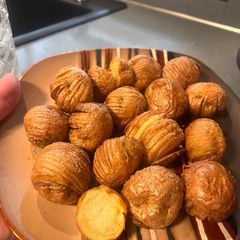 A picture of Spiral Sliced Truffle Potatoes (side dish) or appetizer.