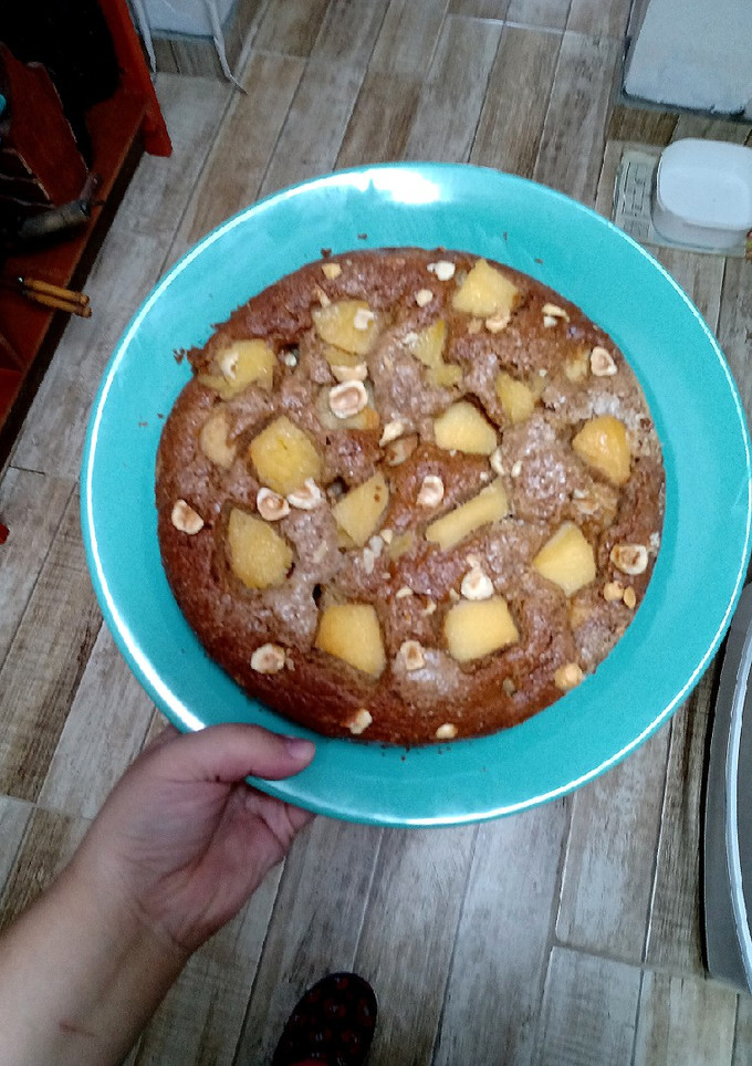 Una foto de Torta matera con membrillo