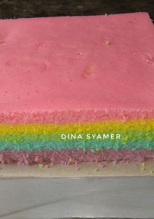Foto resep Bolu Kukus Rainbow 2 telur