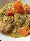 Beef with Carrots and Sweet Potatoes