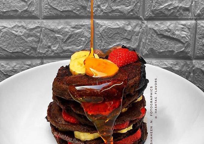 Banana stack Pancakes Recipe