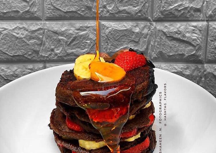 Banana stack Pancakes