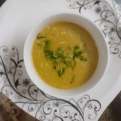 A picture of Oats with chicken.