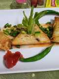 Chicken cheese Samosa🔺