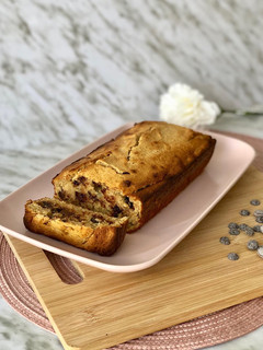 Foto de Bolo de banana, manteiga de amendoim e chocolate