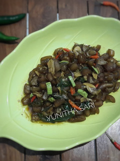 Foto resep Oseng Kikil Pete