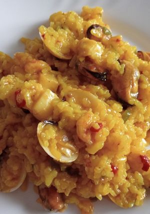 Una foto de Arroz meloso