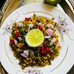 A picture of Matki Fry (Quick Healthy Breakfast Protein-rich).