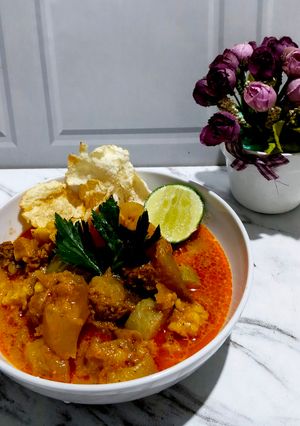 Foto resep Lontong Kikil Khas Surabaya