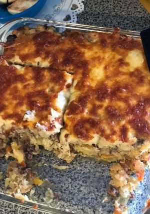 Una foto de Tortilla de papas fritas y sobritas