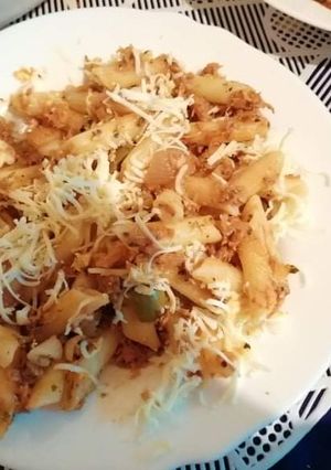 Paradicsommos tonhalas penne recept fotója