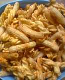 Nui cay chiên giòn