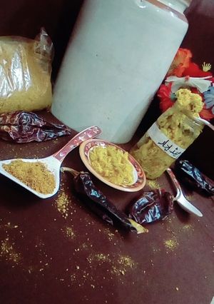 A picture of Memons special Achar.