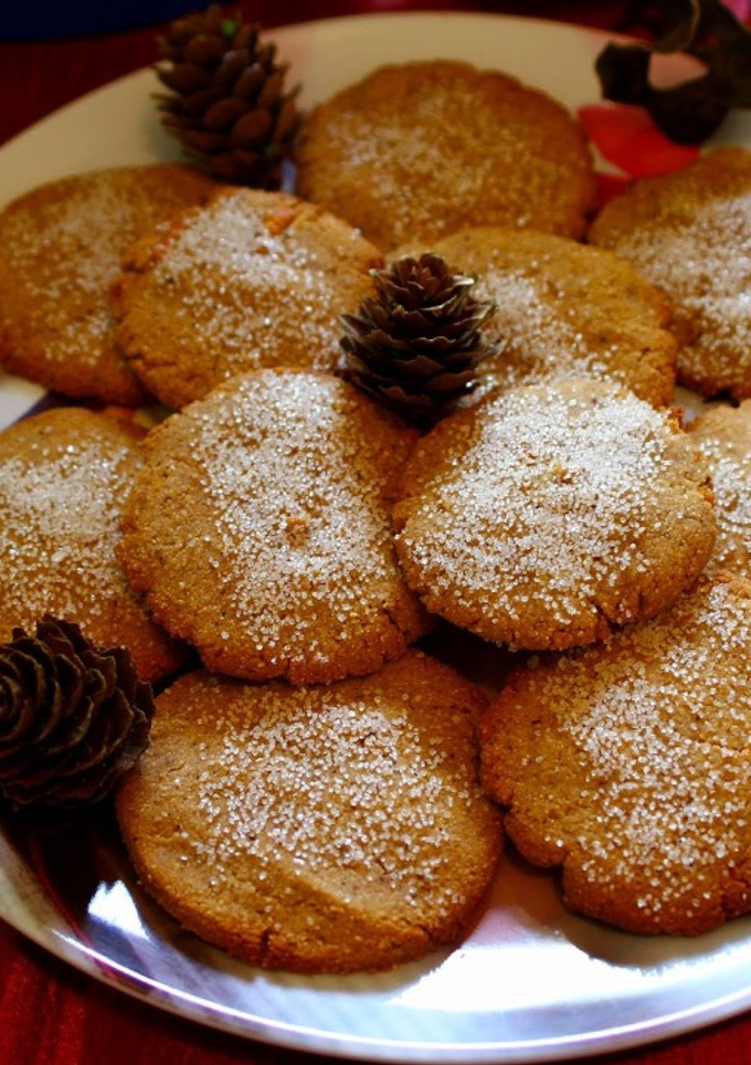 Una foto de Galletas de castaña y naranja (sin huevo y sin gluten)