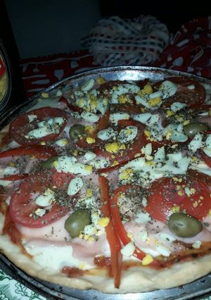 Una foto de Pizzas casera 👍