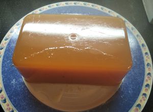 Una foto de Dulce de zapallo de corte
