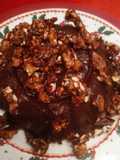 Ganache με ζαχαρωμένα καρύδια