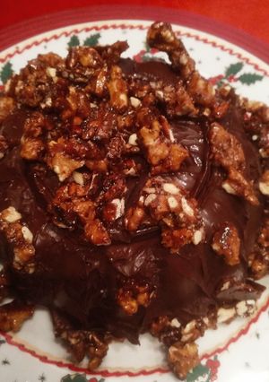 Φωτογραφία της συνταγής Ganache με ζαχαρωμένα καρύδια