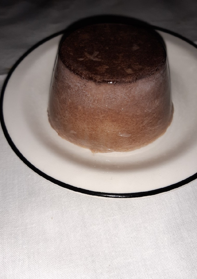 Una foto de Flan chocolate Fit