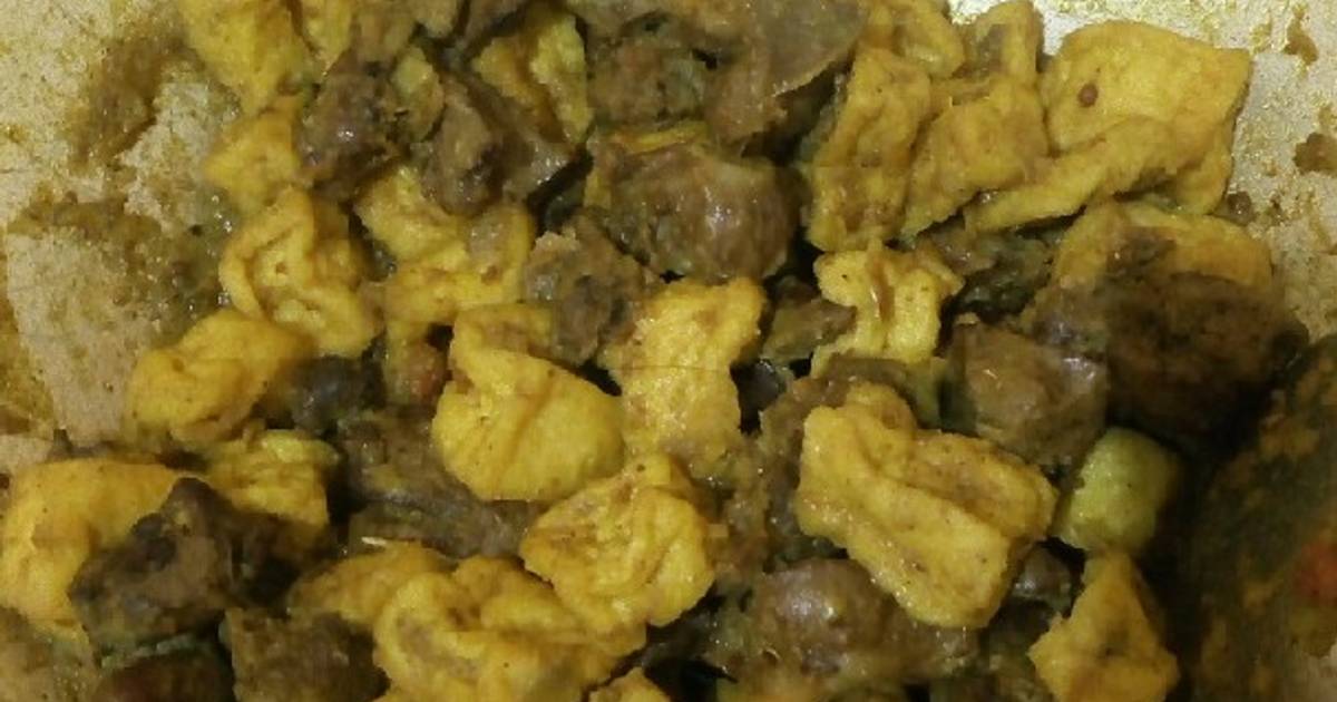 Resep Tahu Hati Ampela Bumbu Kuning Oleh Carita Dapoer Bucha Cookpad