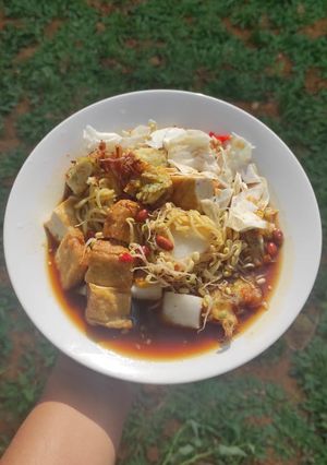 Foto resep Kuah Kupat tahu solo