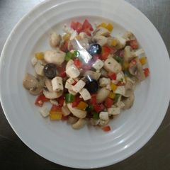 A picture of Pemnto champagne salad.