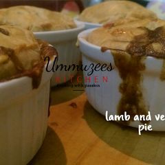 A picture of Lamb and Vegetable pie.