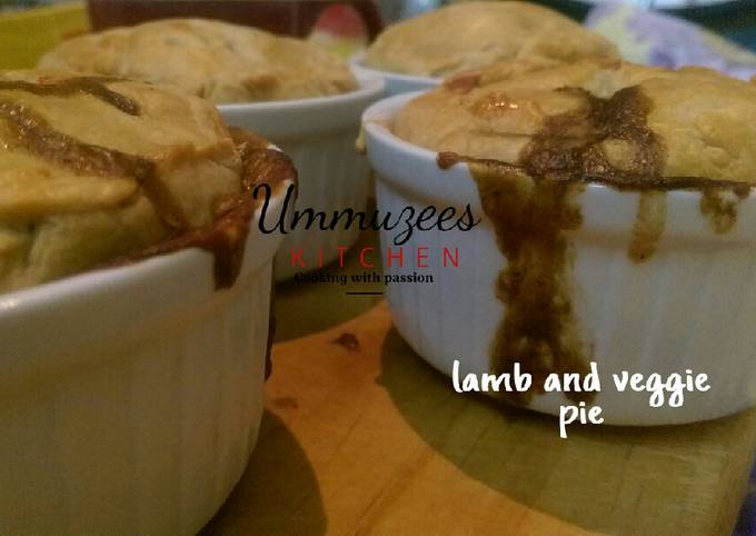 Recipe of Quick Lamb and Vegetable pie