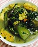 Canh cà tím đậu phụ