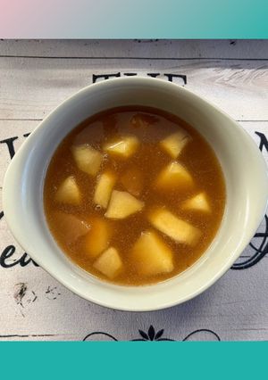 Alma leves recept fotója