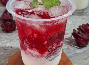 Foto resep Es Rosella Susu
