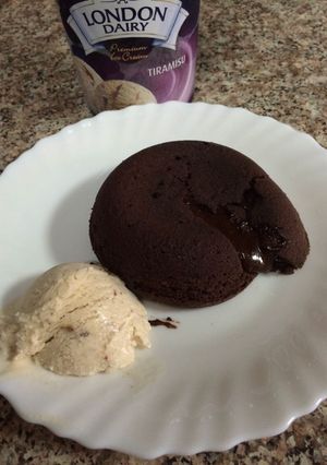 صورة لوصفة وصفة مولتن كيك
