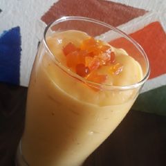 A picture of Mango lassi.