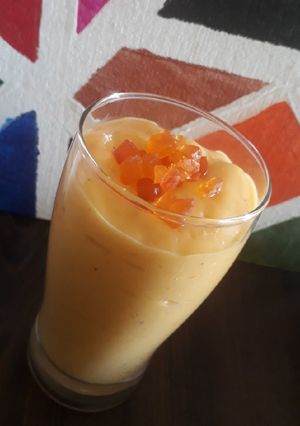 A picture of Mango lassi.