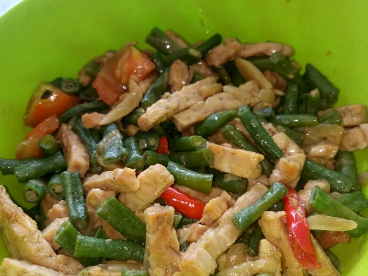 Langkah Gampang Menyiapkan Resep Tumis tempe dan kacang panjang yang Lezat Sekali Anti Ribet, Bisa Manjain Lidah