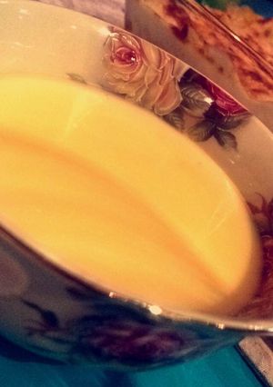 صورة لوصفة طريقة عمل مهلبية بالكريم كراميل