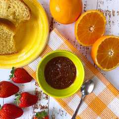 Foto di Marmellata arance e fragole