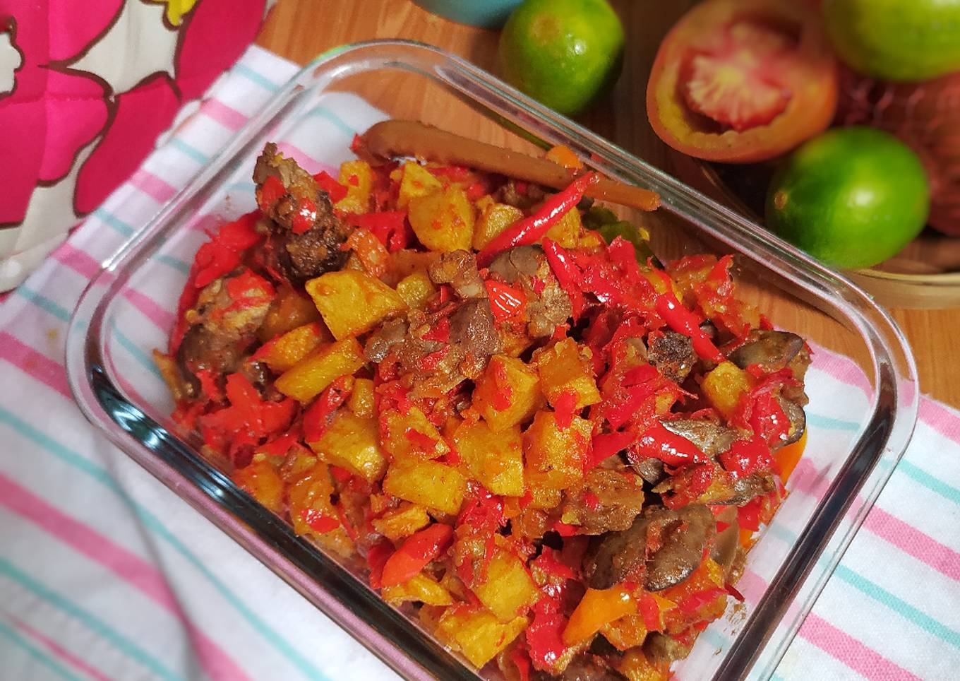 Sambal goreng kentang ati ampela
