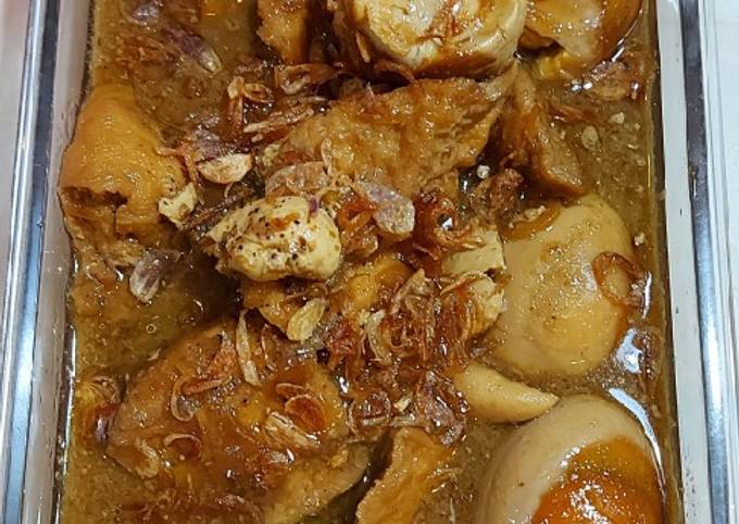 Resep Semur tahu telor Anti Gagal