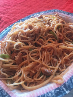 A picture of Chicken noodles.