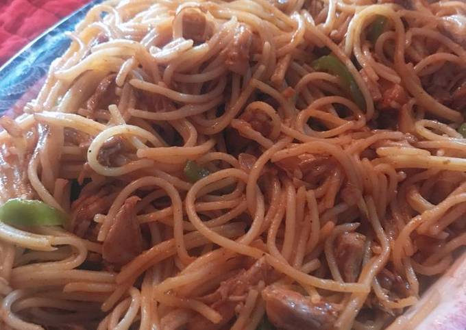 Chicken noodles