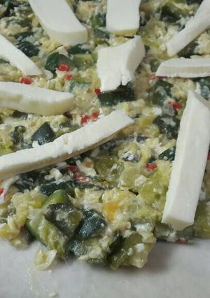 Una foto de Relleno para tarta de zapallitos