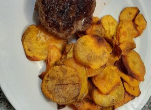 Una foto de Chips de camote