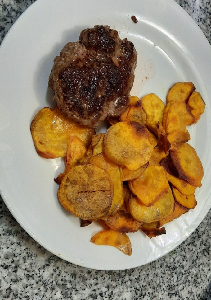 Una foto de Chips de camote