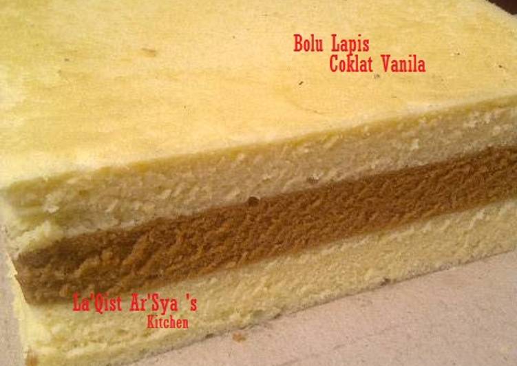 Bolu Lapis Coklat Vanila